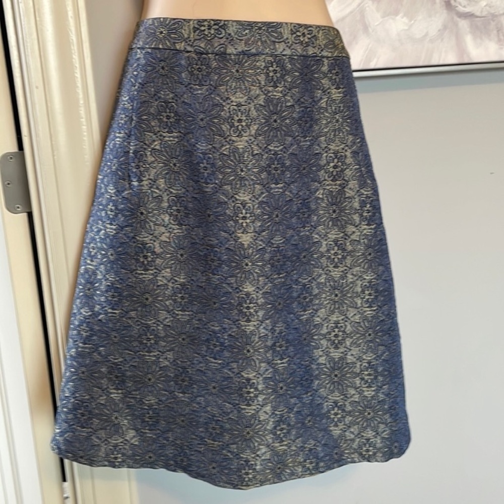 Modcloth (Moon) Brocade Skirt
